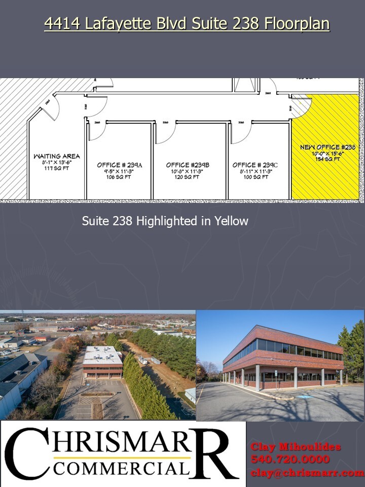 4414 Lafayette Blvd, Fredericksburg, VA for lease Floor Plan- Image 1 of 2