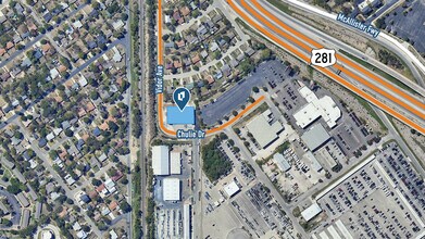 1222 Chulie Dr, San Antonio, TX - AERIAL map view