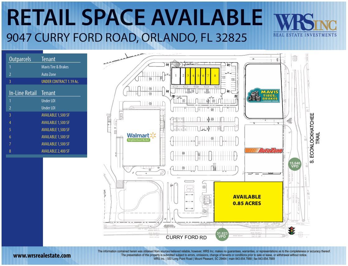 9047 Curry Ford Rd, Orlando, FL for lease Site Plan- Image 1 of 4