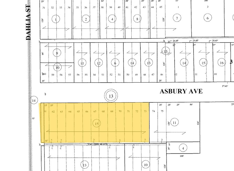 2000 S Dahlia St, Denver, CO à louer - Plan cadastral - Image 3 de 3