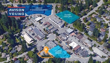 1050 Queens Rd W, North Vancouver, BC - AERIAL  map view