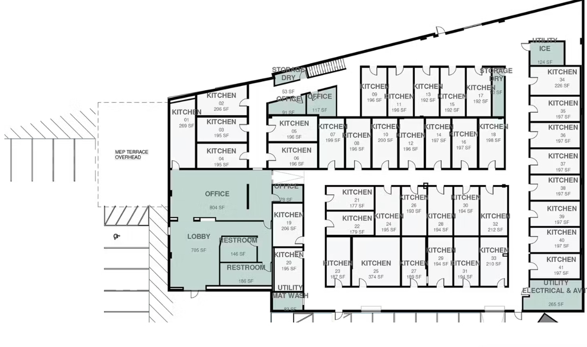 800 Forrest St NW, Atlanta, GA for lease Floor Plan- Image 1 of 6