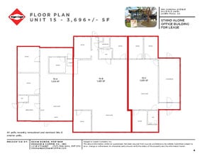 990 Sonoma Ave, Santa Rosa, CA à louer Plan d’étage- Image 1 de 1