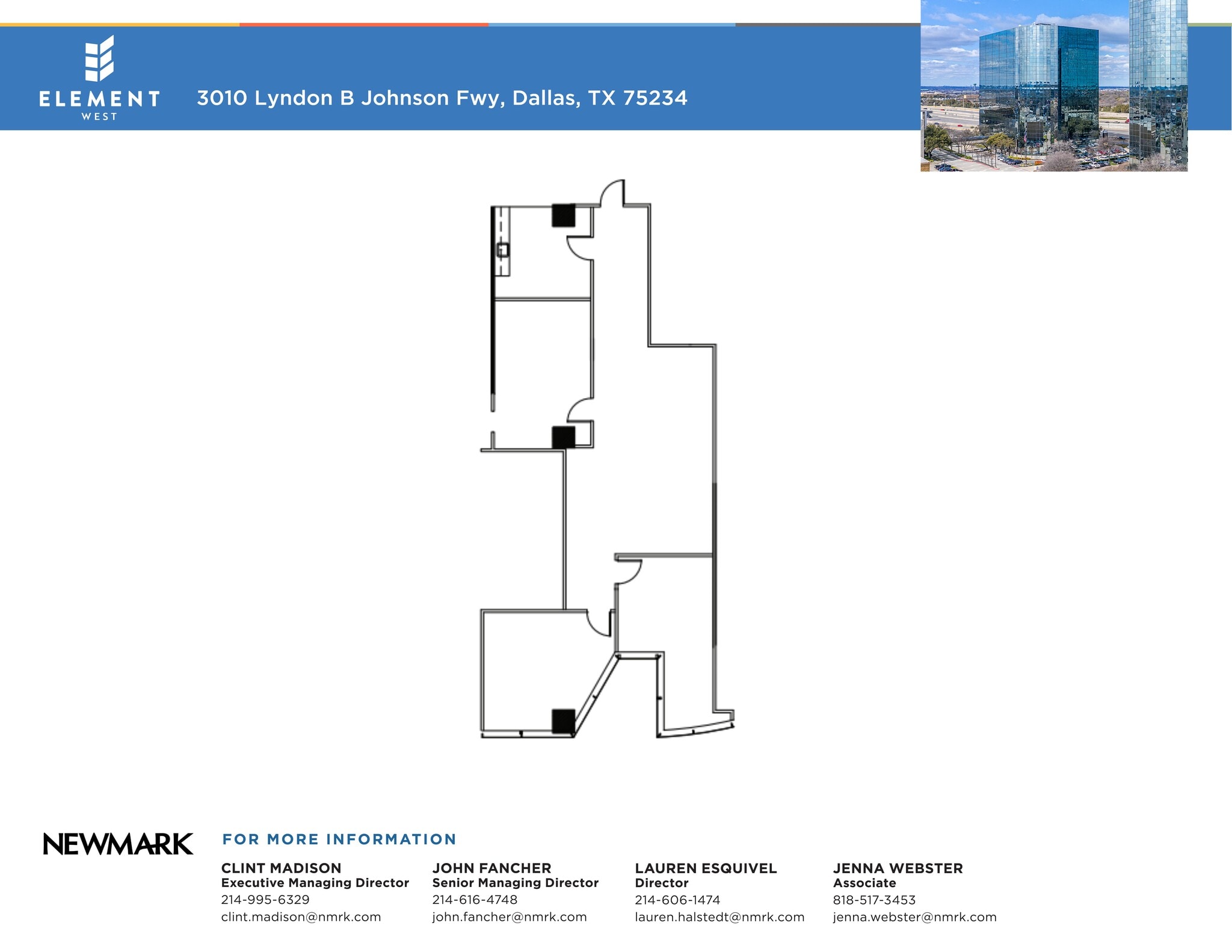 3010 Lyndon B Johnson Fwy, Dallas, TX à louer Plan de site- Image 1 de 2