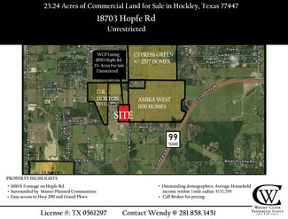 Plus de détails pour 18703 Hopfe Rd, Hockley, TX - Terrain à vendre