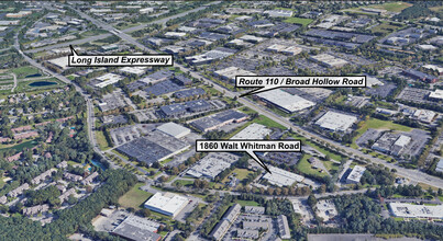 1860 Walt Whitman Rd, Melville, NY - aerial  map view