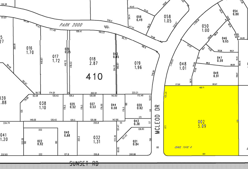 2700 E Sunset Rd, Las Vegas, NV à louer - Plan cadastral - Image 2 de 3