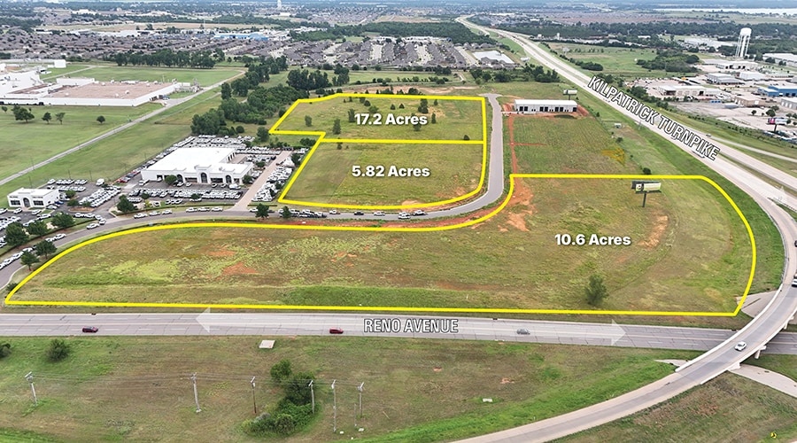 100 S Automall Ave, Yukon, OK à vendre Aérien- Image 1 de 4