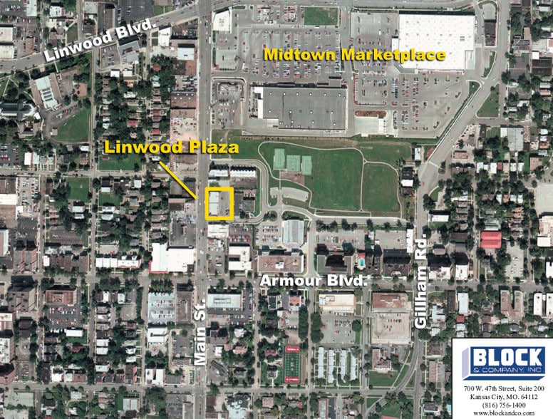 3415-3429 Main St, Kansas City, MO for lease - Aerial - Image 2 of 6