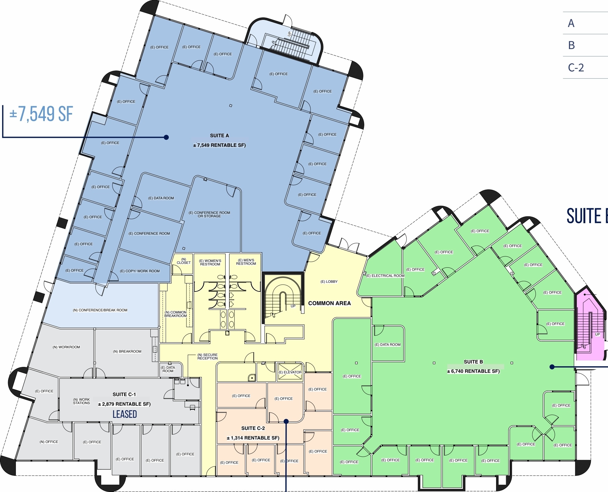 6550 Hollister Ave, Goleta, CA à louer Plan d’étage- Image 1 de 1