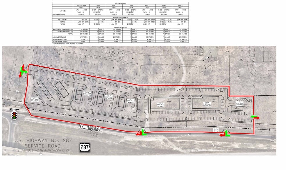 NEQ US-287 & Black Champ Rd, Waxahachie, TX for lease - Site Plan - Image 2 of 2