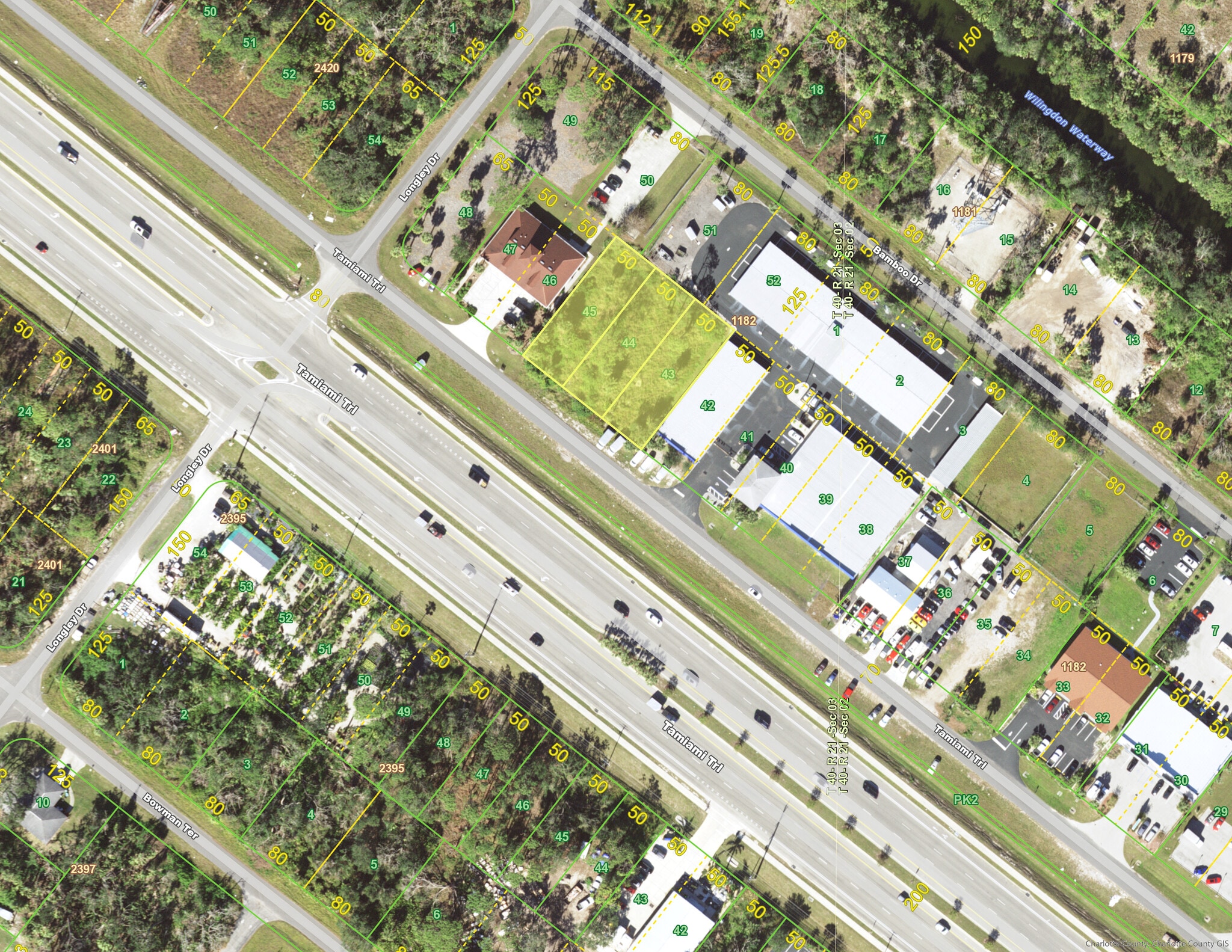 486 Tamiami Trl, Port Charlotte, FL for sale Aerial- Image 1 of 2