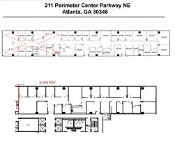 211 Perimeter Center Pky NE, Atlanta, GA for lease Floor Plan- Image 1 of 1