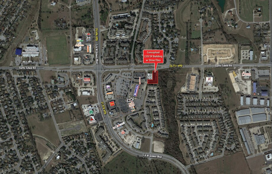 2151 Gattis School Rd, Round Rock, TX à vendre - Photo du bâtiment - Image 1 de 1