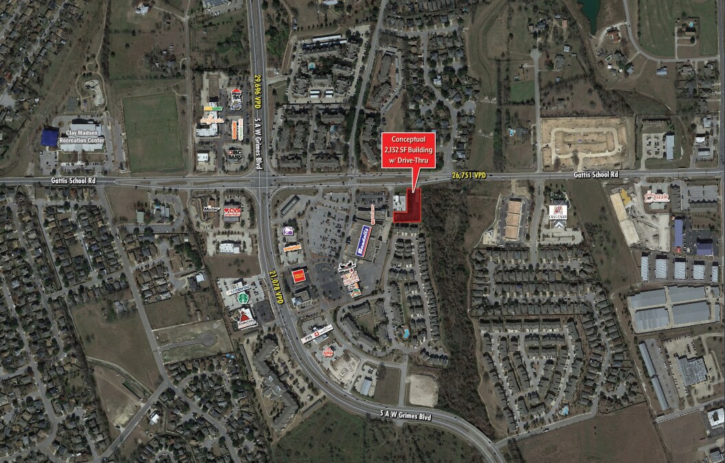 2151 Gattis School Rd, Round Rock, TX à vendre Photo du bâtiment- Image 1 de 2
