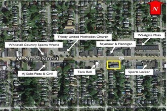 815 W State St, Olean, NY - AERIAL  map view