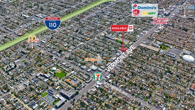 7600 S Vermont Ave, Los Angeles, CA - Aerial  map view