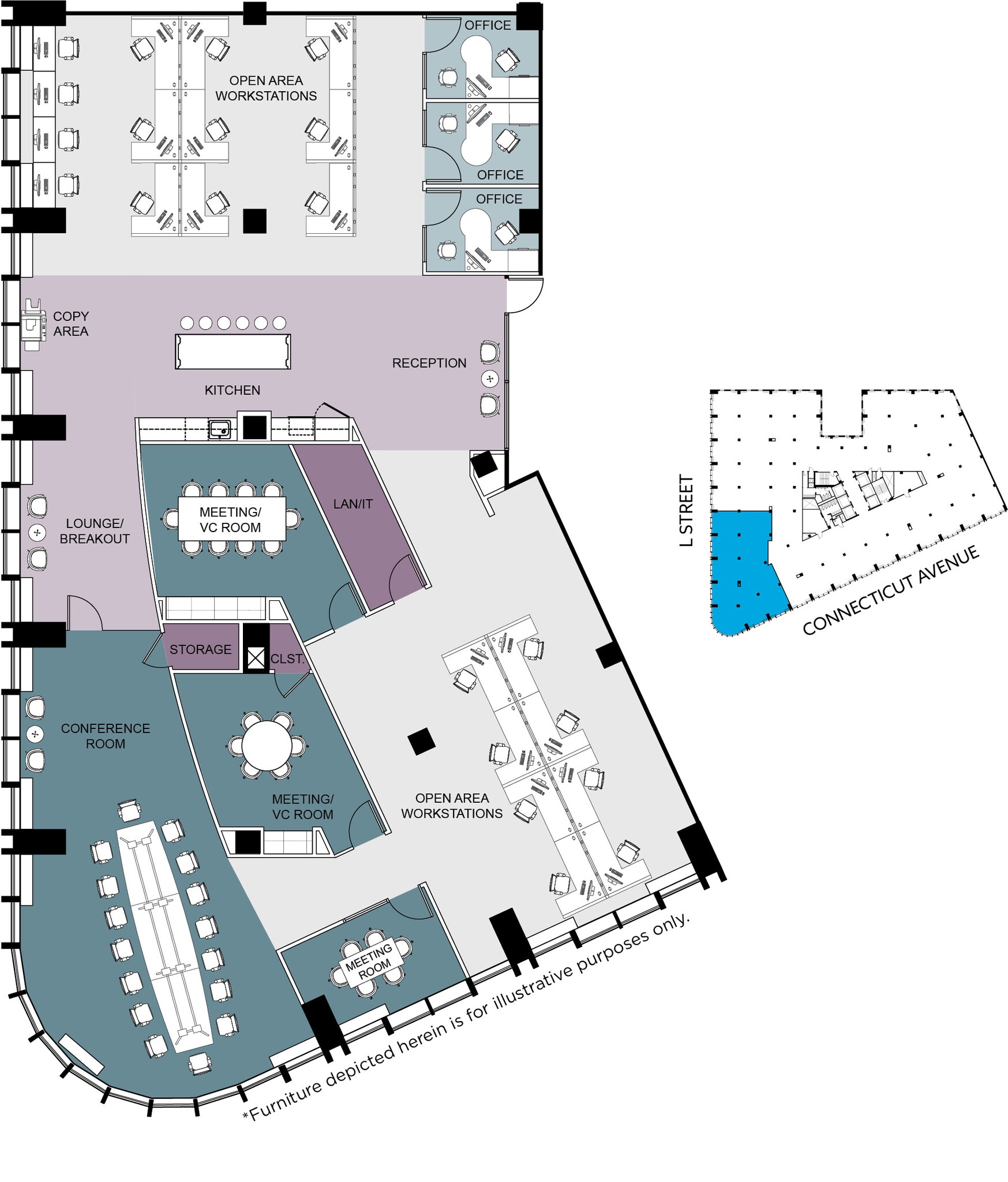1025 Connecticut Ave NW, Washington, DC for lease Floor Plan- Image 1 of 18