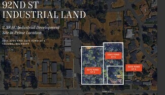 Plus de détails pour 3275 92nd St S, Tacoma, WA - Terrain à vendre