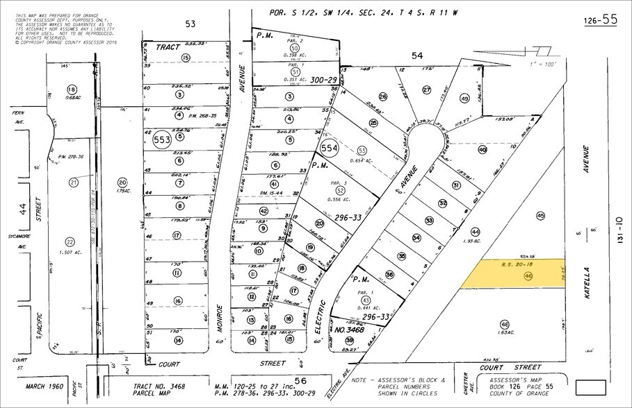 8141 Katella Ave, Stanton, CA à louer - Plan cadastral - Image 2 de 2