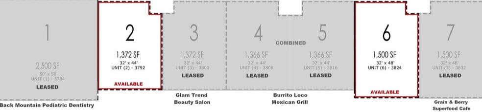 3500 Route 415, Dallas, PA for lease - Floor Plan - Image 2 of 5