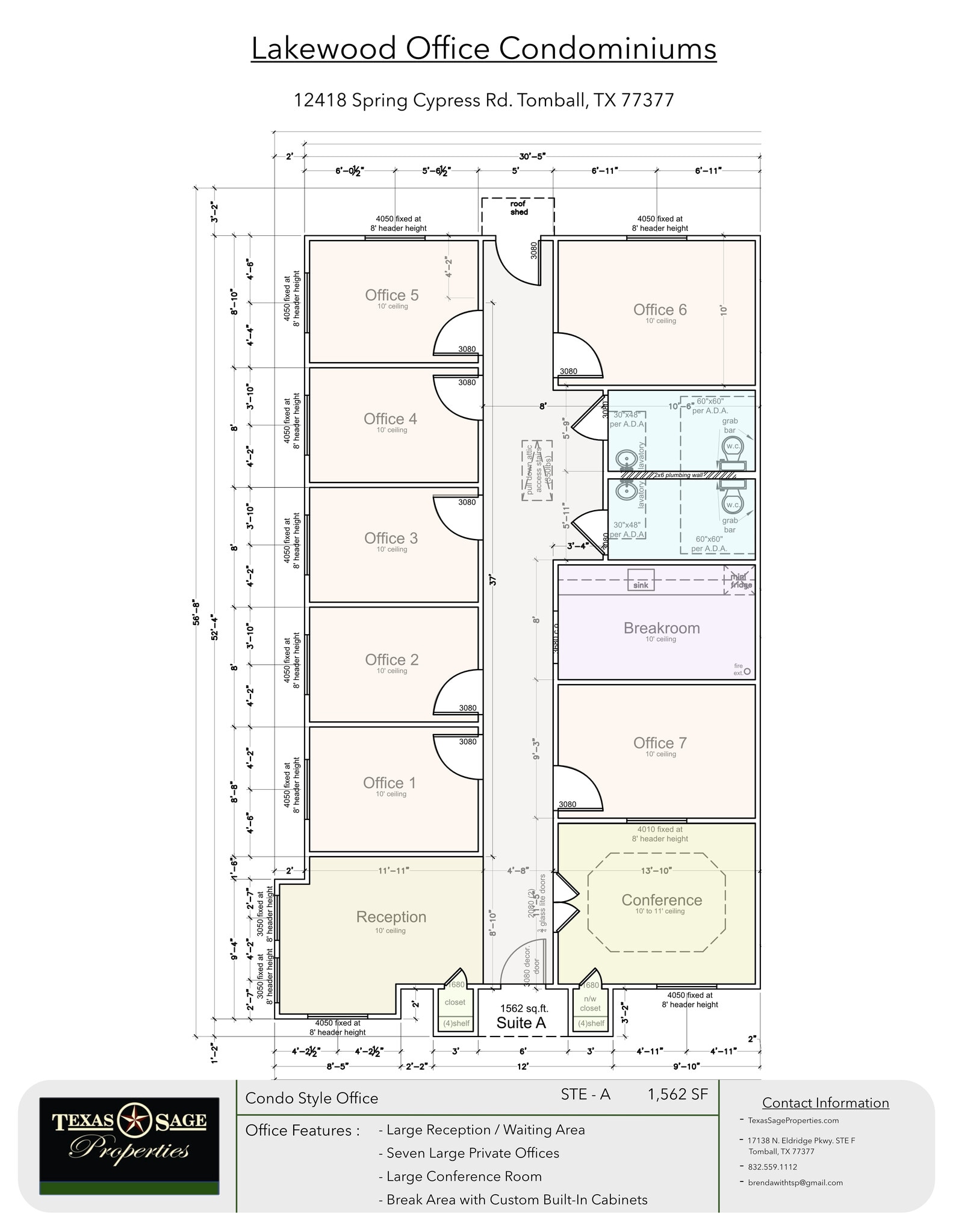 12410 Spring Cypress Rd, Tomball, TX for lease Floor Plan- Image 1 of 1