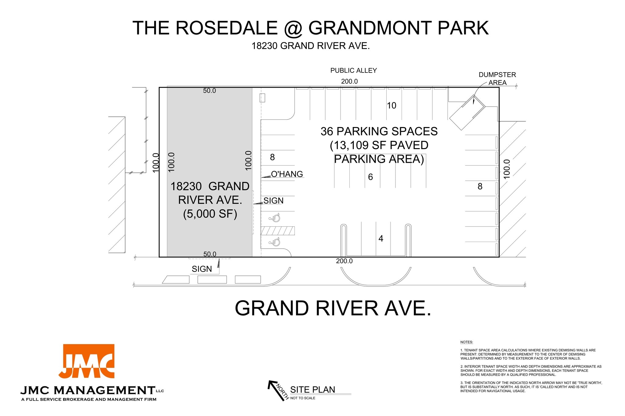 18230 Grand River Ave, Detroit, MI for lease Site Plan- Image 1 of 2