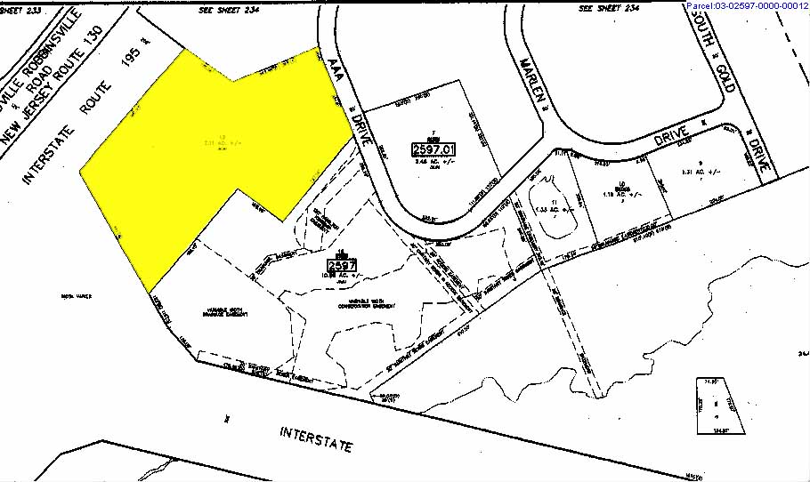 3 AAA Dr, Hamilton, NJ à vendre - Plan cadastral - Image 1 de 1