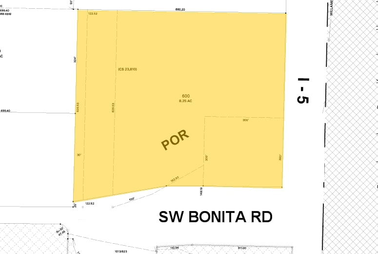 6777 SW Bonita Rd, Tigard, OR à louer - Plan cadastral - Image 2 de 10