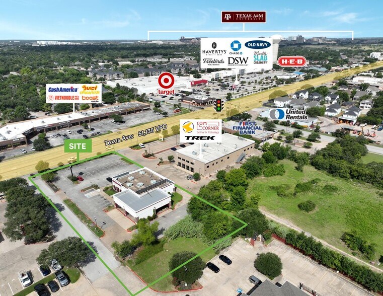 2319 S Texas Ave, College Station, TX à vendre - Photo du bâtiment - Image 3 de 12