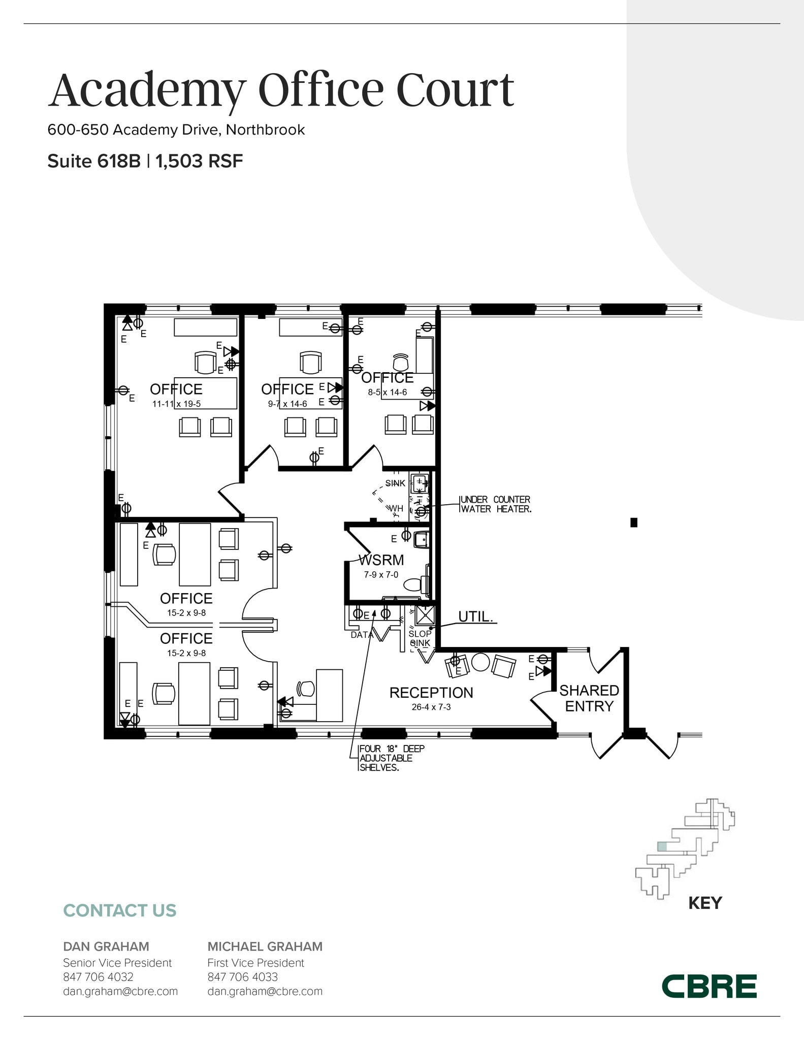 600-650 Academy Dr, Northbrook, IL for lease Floor Plan- Image 1 of 1