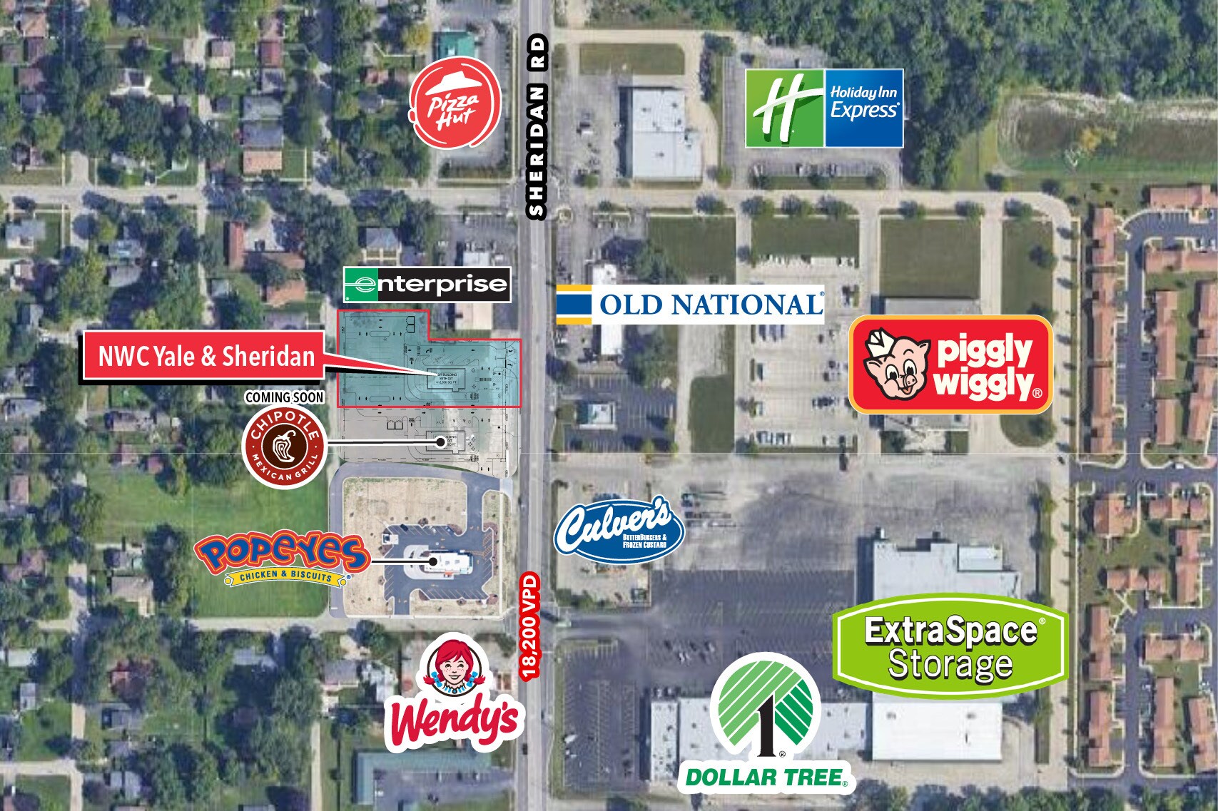 Yale Ave & Sheridan Rd, Zion, IL for lease Primary Photo- Image 1 of 2