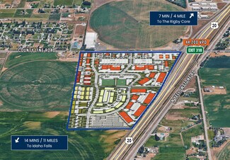 Plus de détails pour SWC US Highway 20 & County Line Road, Rigby, ID - Terrain à louer