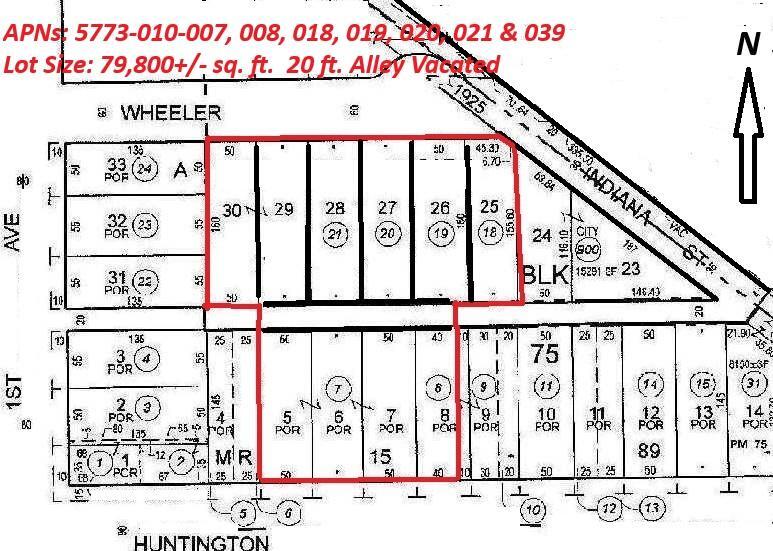 117-129 E Huntington Dr, Arcadia, CA à vendre - Plan cadastral - Image 2 de 2