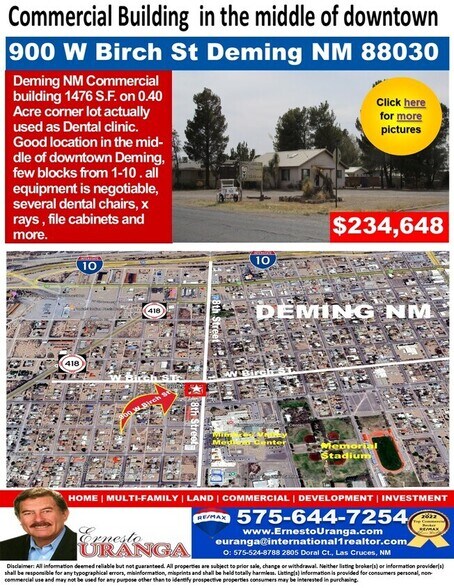 900 W Birch St, Deming, NM à vendre - Photo du bâtiment - Image 3 de 3