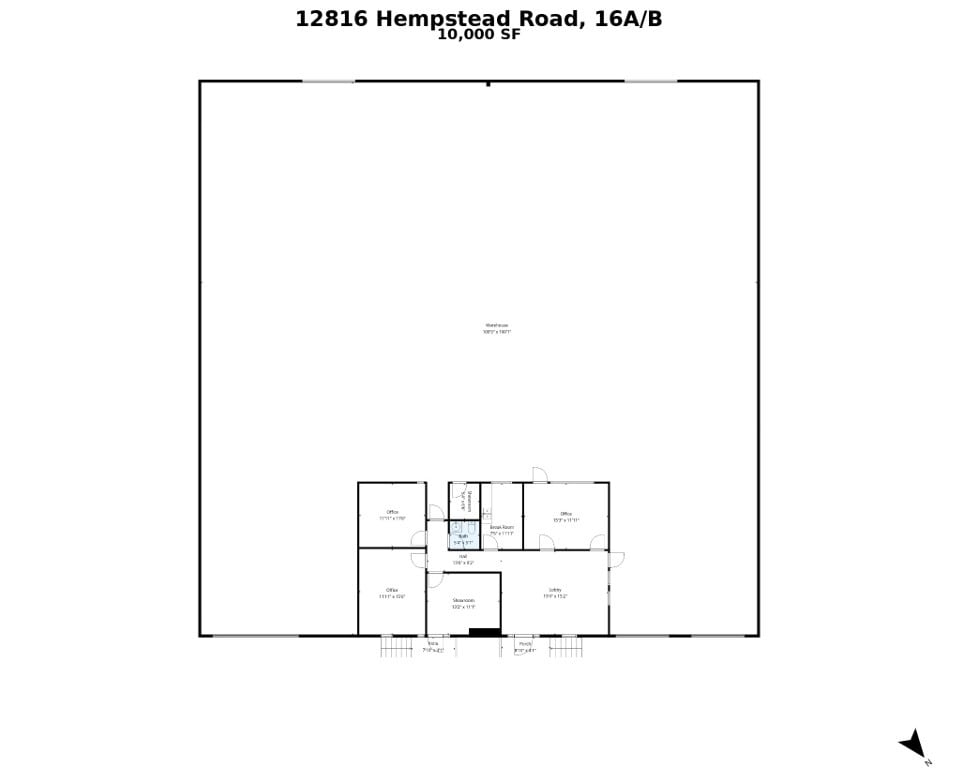 12826 Hempstead Rd, Houston, TX à louer Plan d’étage- Image 1 de 1