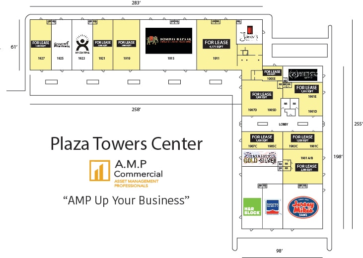 1901-1925 S Glenstone Ave, Springfield, MO for lease - Building Photo - Image 2 of 4
