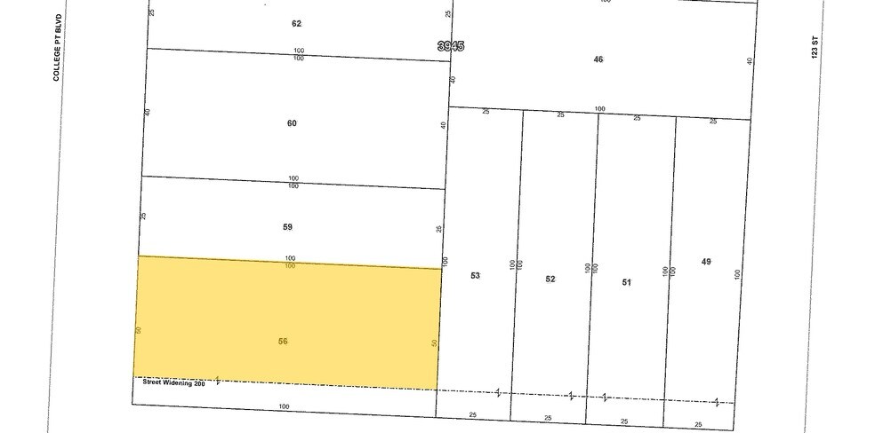 122-01 College Point Blvd, College Point, NY for sale - Plat Map - Image 2 of 2