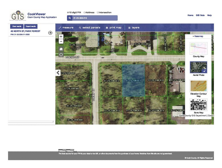 Holly St & North St, Park Forest, IL à vendre - Autre - Image 1 de 2