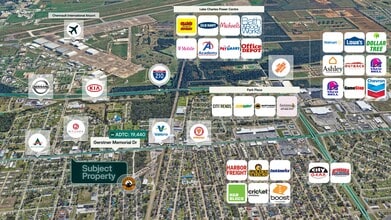1830 Gerstner Memorial Dr, Lake Charles, LA - Aerial  map view - Image1