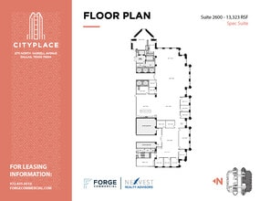 2711 N Haskell Ave, Dallas, TX à louer Plan d’étage- Image 1 de 15