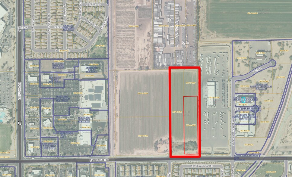 500 E Ocotillo Rd, Chandler, AZ à vendre - Aérien - Image 3 de 3