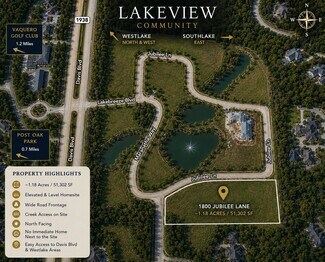 Plus de détails pour 1800 Jubilee Ln, Southlake, TX - Terrain à vendre