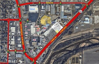 E Poyntz Ave, Manhattan, KS - AERIAL  map view