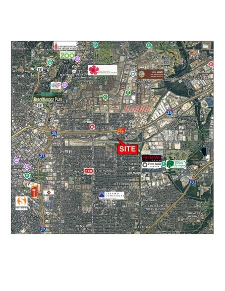 409 & 503 Roper St, San Antonio, TX à vendre - Aérien - Image 2 de 2