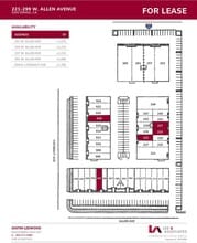 269-299 W Allen Ave, San Dimas, CA for lease Floor Plan- Image 1 of 1
