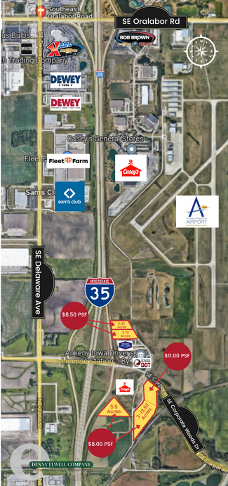 Plus de détails pour Corporate Woods Dr, Ankeny, IA - Terrain à vendre