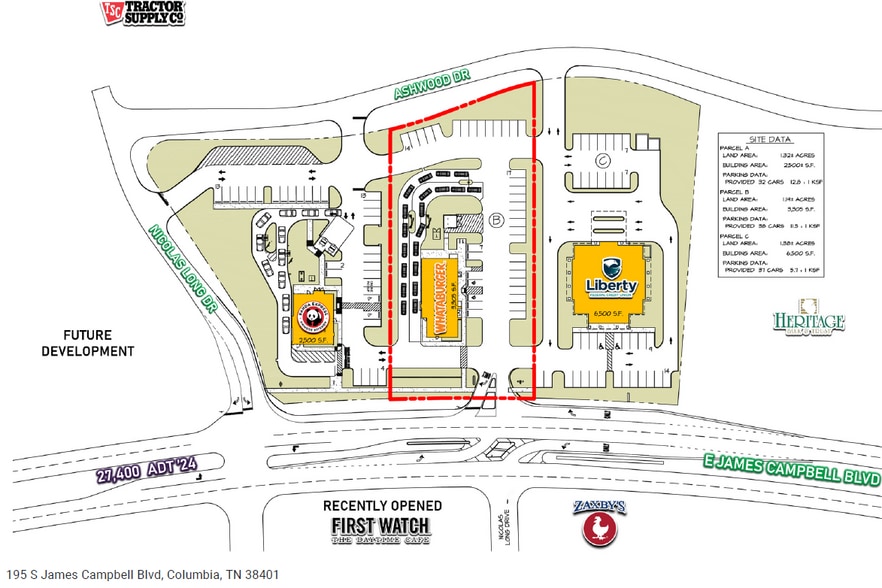 195 S James M Campbell Blvd, Columbia, TN for sale - Primary Photo - Image 2 of 5