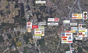 101 S John Redditt Dr, Lufkin, TX - Aérien Vue de la carte