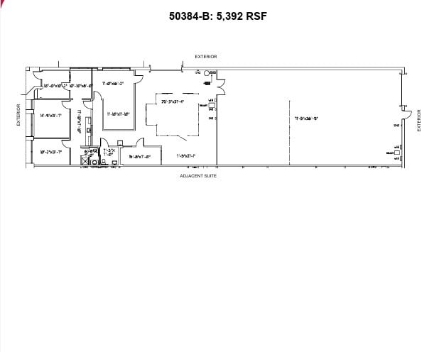 50220-50230 Dennis Industrial Ct, Wixom, MI for lease Floor Plan- Image 1 of 2